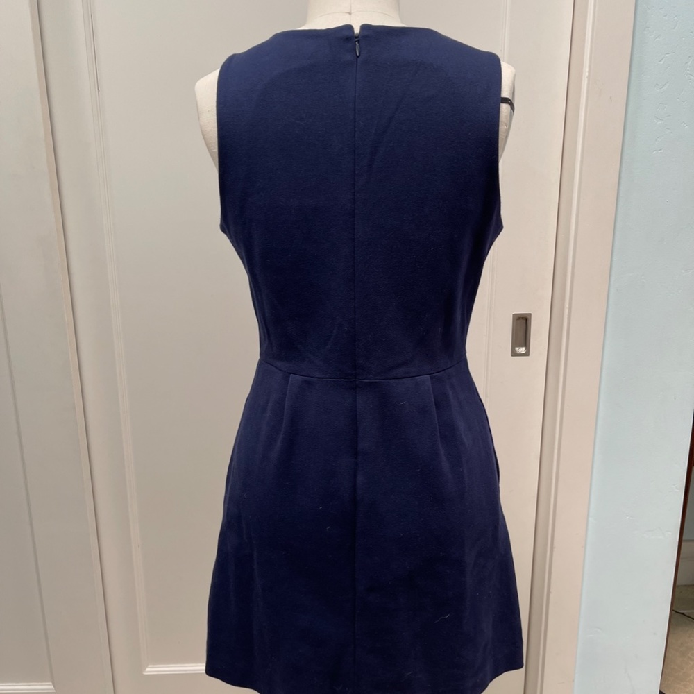 Madewell pleated Dress | Blue | Size M - Picture 3 of 3